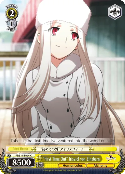 ""First Time Out"" Irisviel von Einzbern