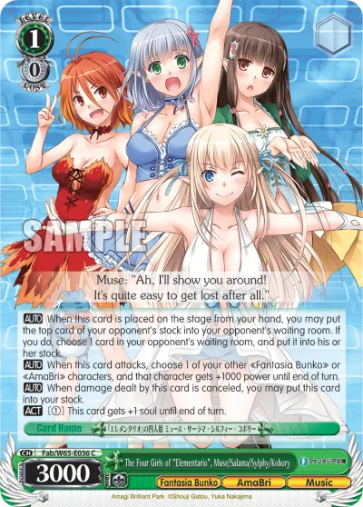 The Four Girls of ""Elementario"", Muse/Salama/Sylphy/Kobory