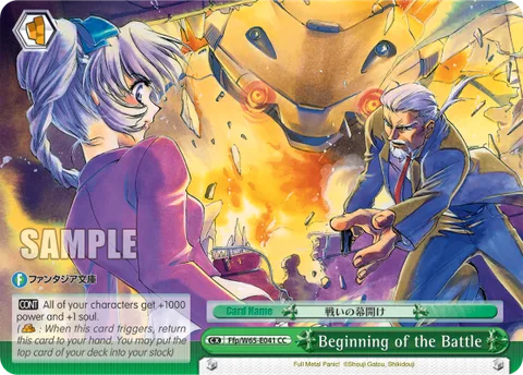 Beginning of the Battle