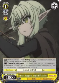 Rear Support, High Elf Archer