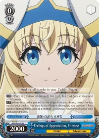 Feelings of Appreciation, Priestess