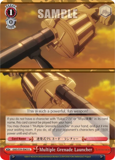 Multiple Grenade Launcher