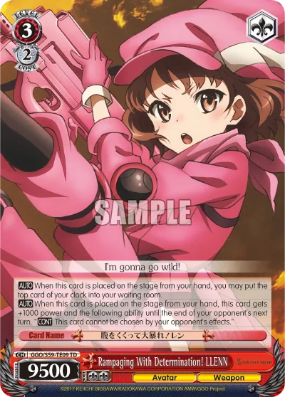Rampaging With Determination! LLENN