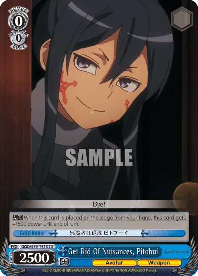 Get Rid Of Nuisances, Pitohui