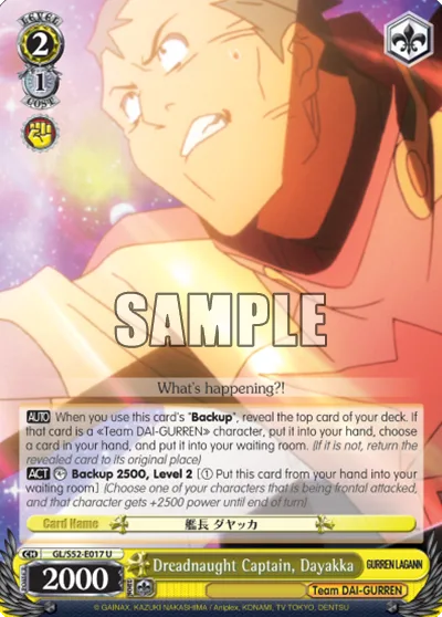 Dreadnaught Captain, Dayakka