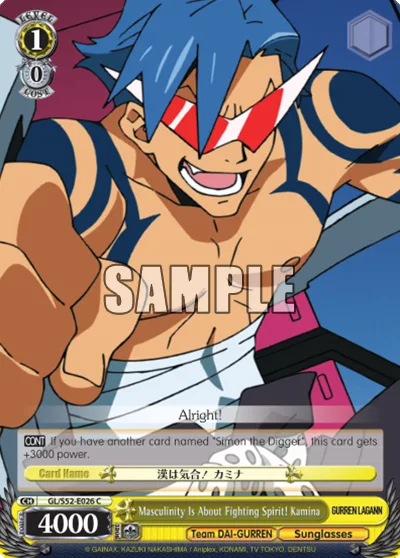Masculinity Is About Fighting Spirit! Kamina