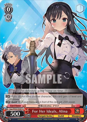For Her Ideals, Alina