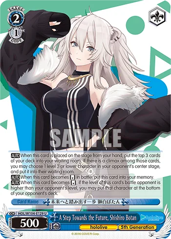 A Step Towards the Future, Shishiro Botan