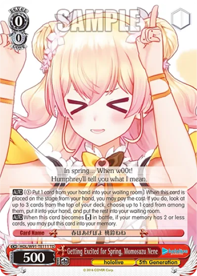 Getting Excited for Spring, Momosuzu Nene