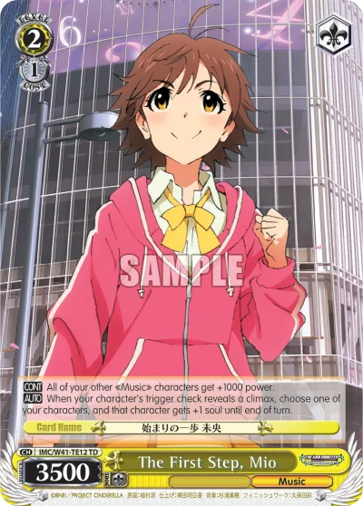 The First Step, Mio