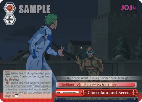 Cioccolata and Secco