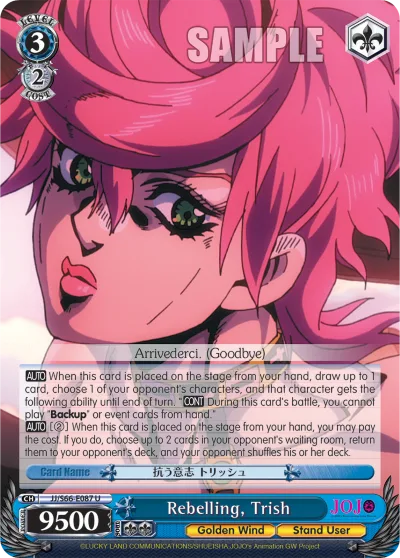 Rebelling, Trish