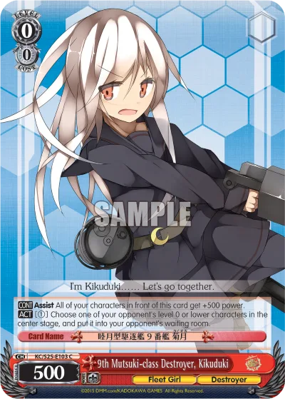 9th Mutsuki-class Destroyer, Kikuduki