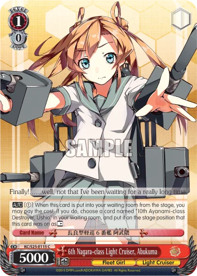 6th Nagara-class Light Cruiser, Abukuma