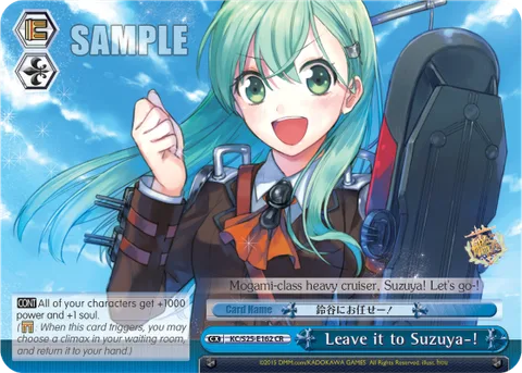 Leave it to Suzuya-!