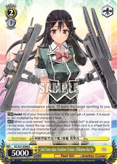 2nd Tone-class Aviation Cruiser, Chikuma-Kai-Ni