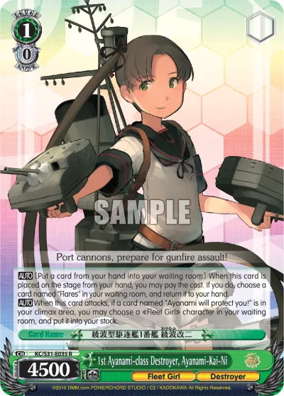 1st Ayanami-class Destroyer, Ayanami-Kai-Ni