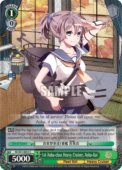 1st Aoba-class Heavy Cruiser, Aoba-Kai