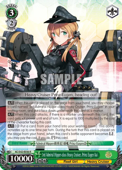 3rd Admiral Hipper-class Heavy Cruiser, Prinz Eugen Kai