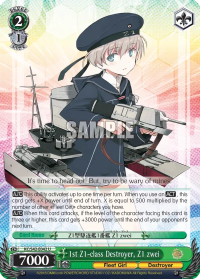 1st Z1-class Destroyer, Z1 zwei