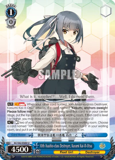 10th Asashio-class Destroyer, Kasumi Kai-II-Otsu