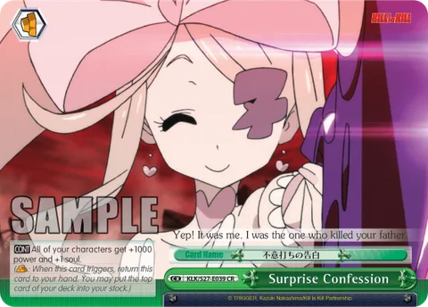 Surprise Confession