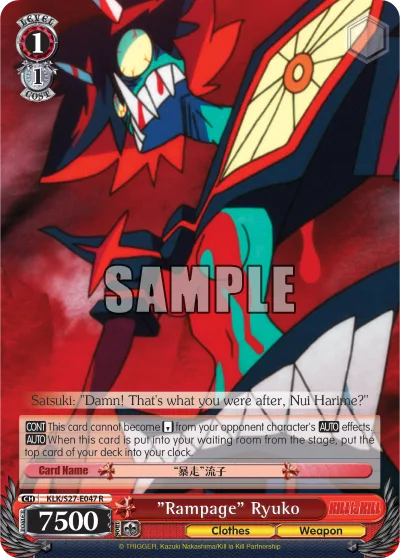 ""Rampage"" Ryuko