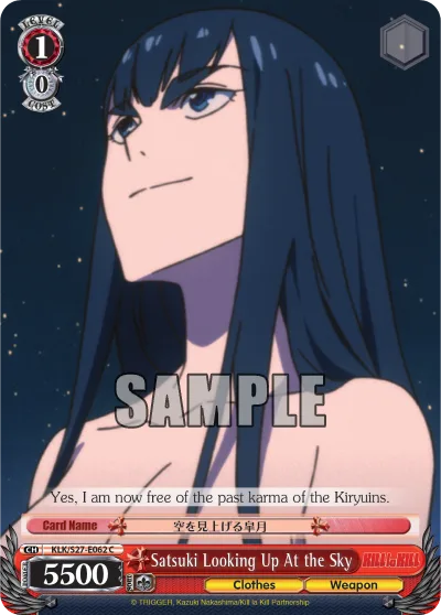 Satsuki Looking Up At the Sky