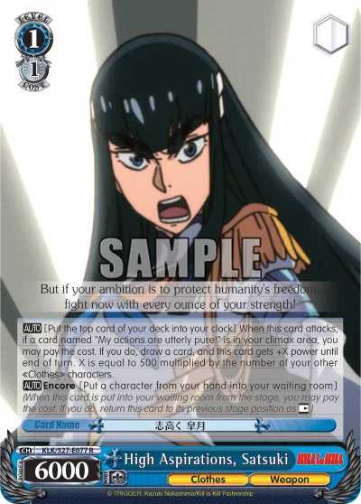 High Aspirations, Satsuki