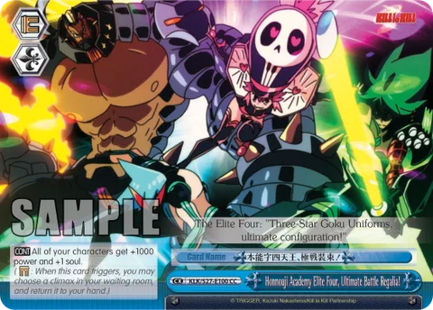 Honnouji Academy Elite Four, Ultimate Battle Regalia!