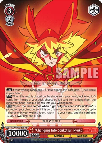 ""Changing Into Senketsu"" Ryuko