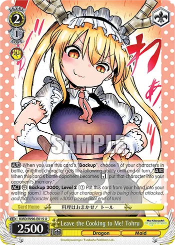 Leave the Cooking to Me! Tohru
