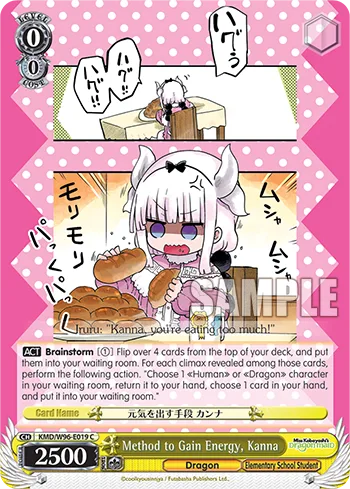 Method to Gain Energy, Kanna