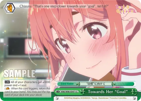 Towards Her ""Goal""