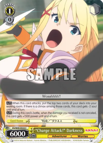 ""Charge Attack!"" Darkness