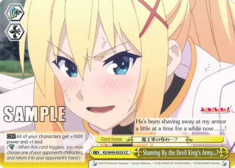 Shaming By the Devil King's Army...?