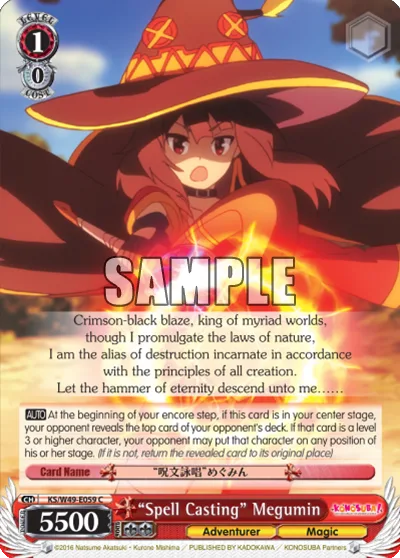 ""Spell Casting"" Megumin