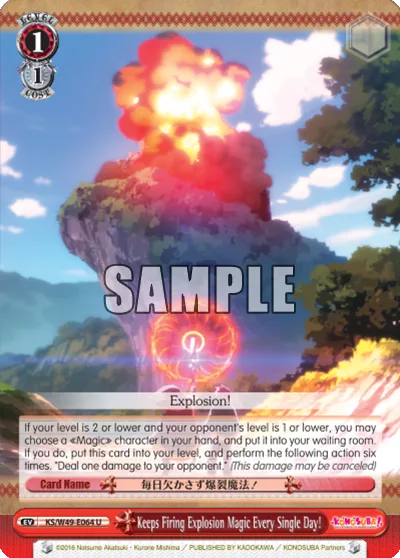 Keeps Firing Explosion Magic Every Single Day!