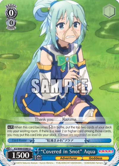 ""Covered in Snot"" Aqua