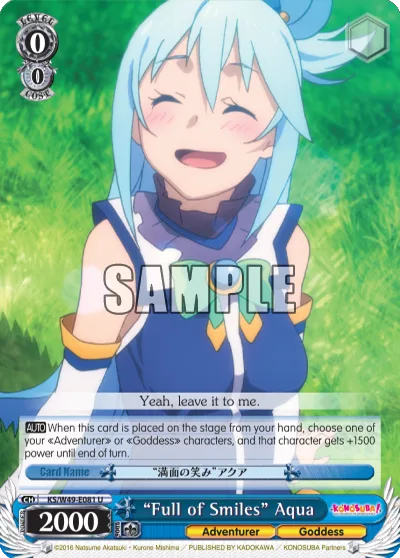 ""Full of Smiles"" Aqua