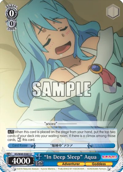 ""In Deep Sleep"" Aqua