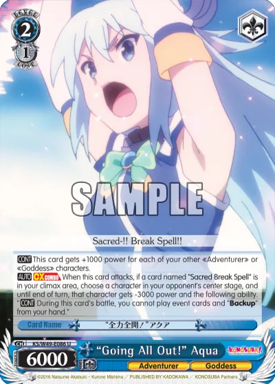 ""Going All Out!"" Aqua