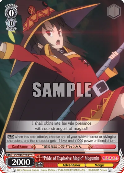 ""Pride of Explosive Magic"" Megumin
