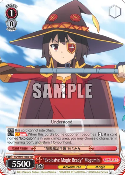 ""Explosive Magic Ready"" Megumin