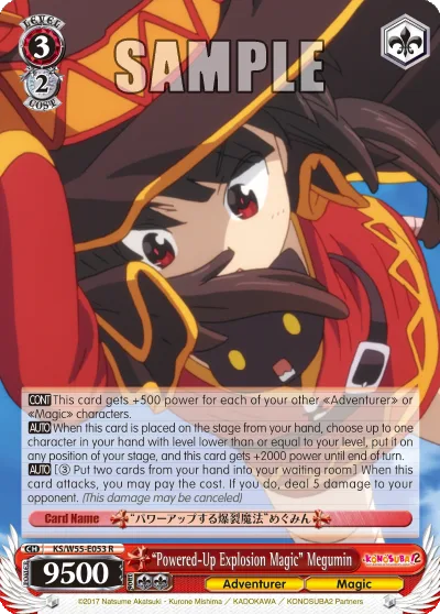 ""Powered-Up Explosion Magic"" Megumin