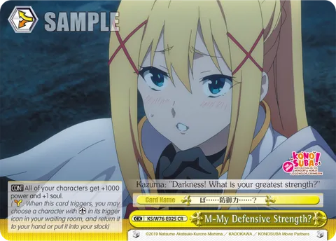 M-My Defensive Strength?