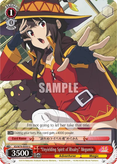 ""Unyielding Spirit of Rivalry"" Megumin