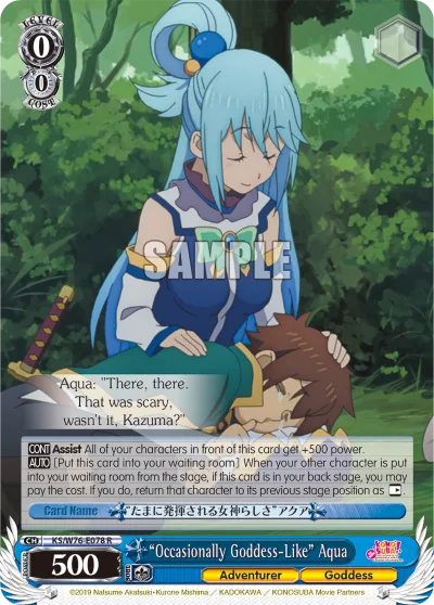 ""Occasionally Goddess-Like"" Aqua