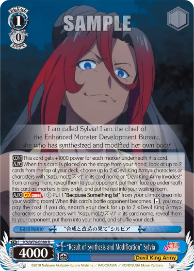 ""Result of Synthesis and Modification"" Sylvia