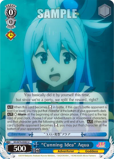 ""Cunning Idea"" Aqua